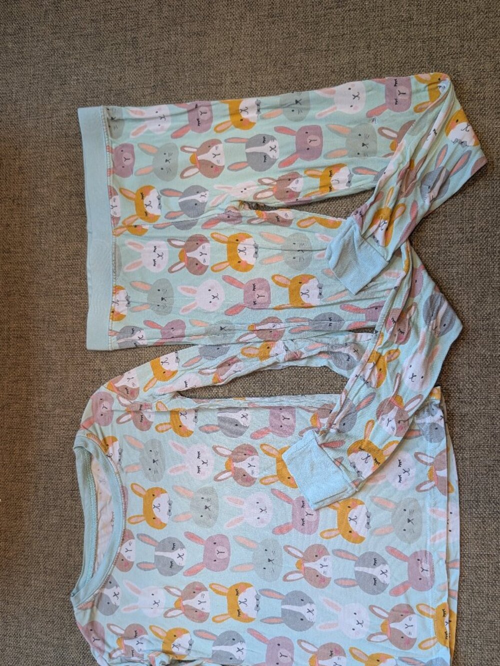 4T Little Sleepies Bunny Pajamas (See Notes!)